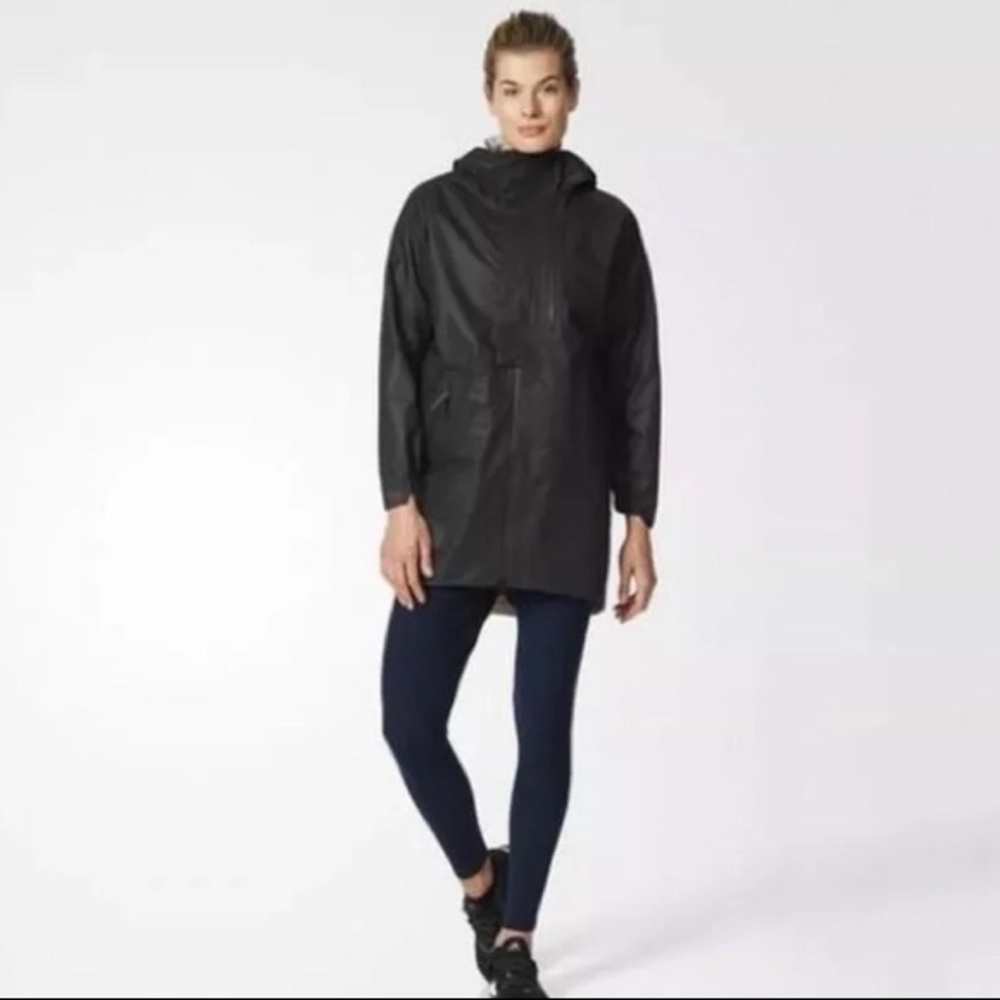 ADIDAS SW Unisex rain Parka new size M black - Picture 1 of 8
